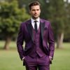 Men’s Black Formal 3 Piece Men’s Suit – Custom Groomsmen Suit – Slim Fit Suit Men – Bespoke Tailoring Fit – Event Men’s Suit