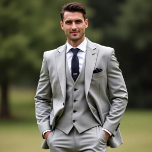 Men 3 Piece Suit , Groomsmen Suit , Bespoke Suit , Wedding , Engagement , Prom , Graduation Party Suit Mens