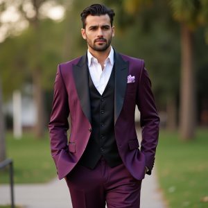 Men 3 Piece Suit , Groomsmen Suit , Bespoke Suit , Wedding , Engagement , Prom , Graduation Party Suit Men