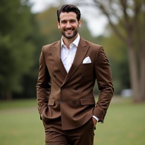 Men 2 Piece Double Breasted Suit , Custom Suit , Groomsmen Suit , Bespoke Suit , Pant Suit , Wedding , Engagement , Prom Suit