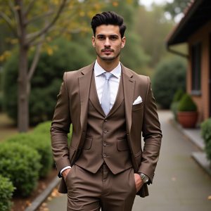 Men 3 Piece Suit , Groomsmen Suit , Jacket Suit,  Bespoke Suit , Wedding , Engagement , Prom , Graduation Party Suit Men