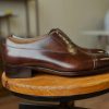 Brown Handmade Leather Oxford Shoes Captoe Goodyear Welted Shoes-mens Wedding Shoes Classic Shoes For Him
