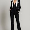 Women's Black 3 Piece Suit - Tailored Blazer Set - Custom Formal Outfit - Bridesmaid Dress - Prom Dress