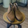 Green And Beige Suede Leather Boots Goodyear Welted  Boots  Italian Leather Handmade Boots Unisex Boots