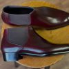 Ankle Boots For Men Burgundy Boots Unisex Boots Handmade Vintage Boots Premium Leather Boots