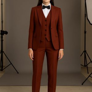 Women’s 3 Piece Suit – Tailored Blazer Set – Custom Formal Outfit – Bridesmaid Dress – Prom Dress