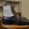 Split Toe Derby Boots Leather Goodyear Welted Derby Boots Italian Leather Handmade Boots Unisex Boots