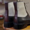 Split Toe Derby Boots Leather Goodyear Welted Derby Boots Italian Leather Handmade Boots Unisex Boots