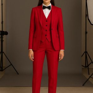 Women’s 3 Piece Suit – Tailored Blazer Set – Custom Formal Outfit – Bridesmaid Dress – Prom Dress