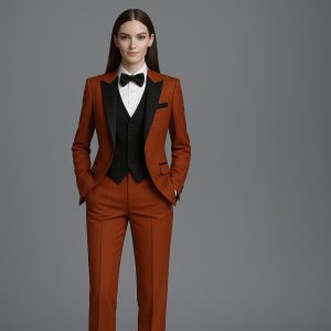 Women’s 3 Piece Suit – Tailored Blazer Set – Custom Formal Outfit – Bridesmaid Dress – Prom Dress